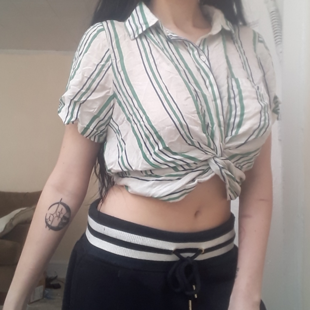 Forever 21 s stripped crop top